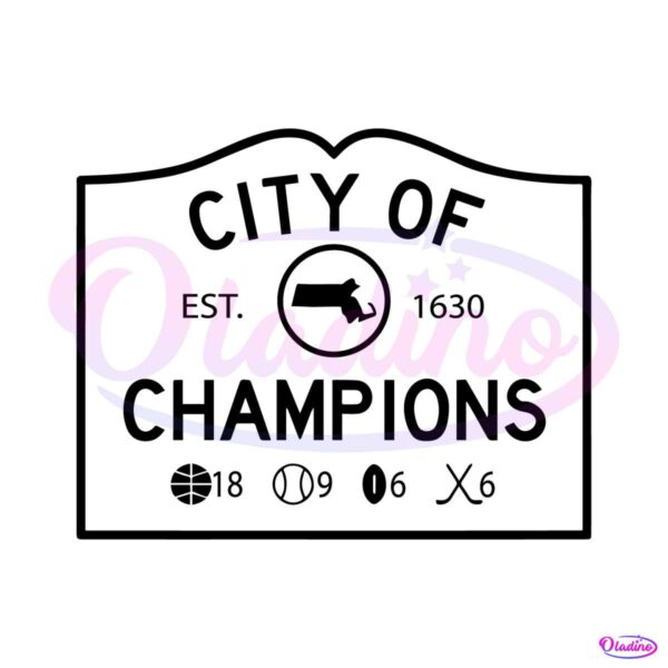 boston-city-of-champions-est-1630-svg