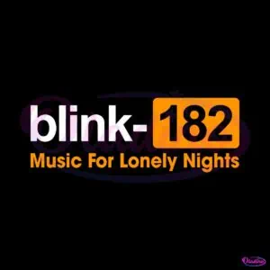 blink-182-music-for-lonely-nights-svg