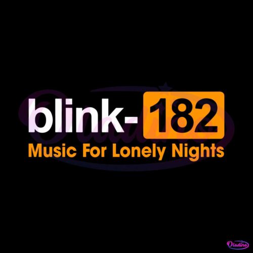 blink-182-music-for-lonely-nights-svg