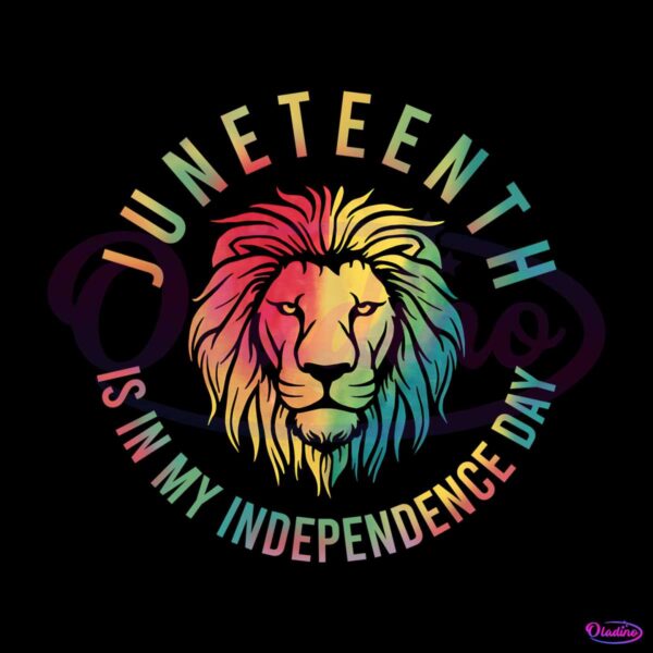 juneteenth-is-in-my-independence-day-lion-png