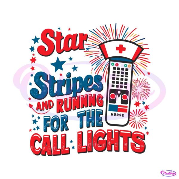 retro-stars-stripes-and-running-for-call-lights-svg