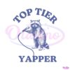 Retro Top Tier Yapper Cartoon Meme SVG