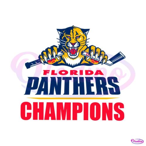 florida-panthers-champions-mascot-svg