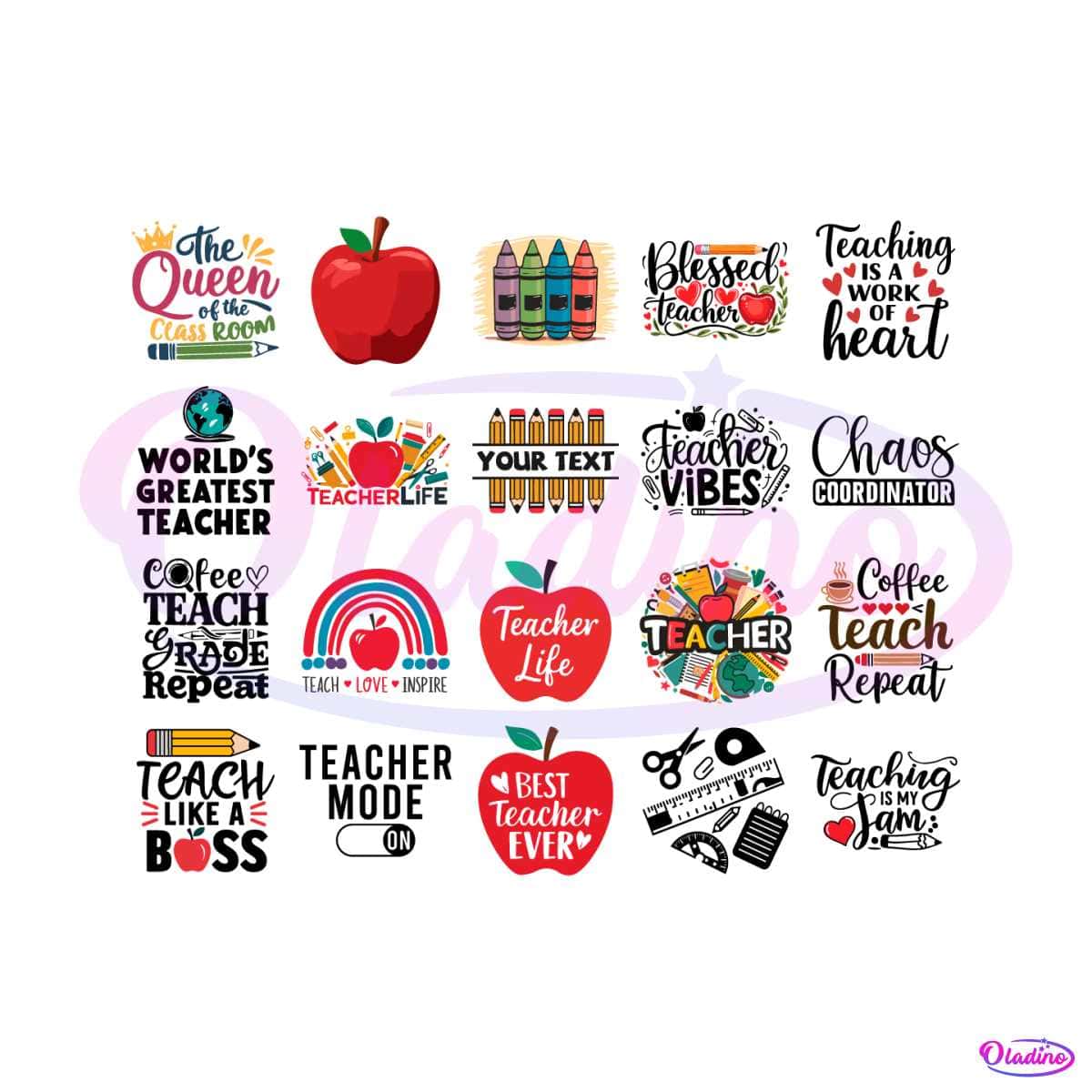 Back To School To Be Go Teacher SVG Bundle