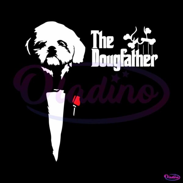 the-dougfather-funny-dog-dad-silhouette-svg