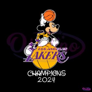 mickey-mouse-los-angeles-lakers-champions-2024-svg