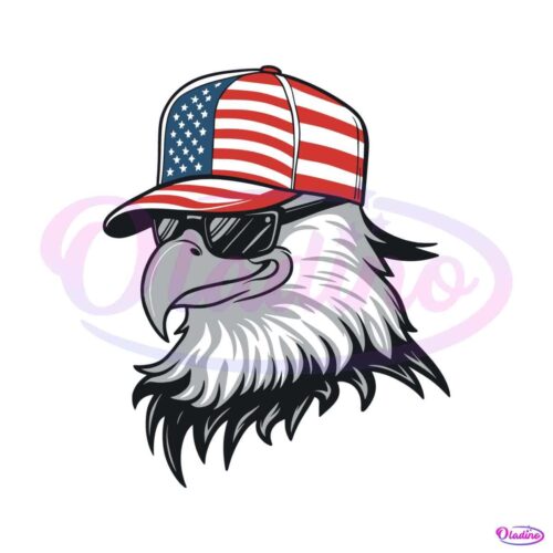 american-eagle-us-flag-hat-svg