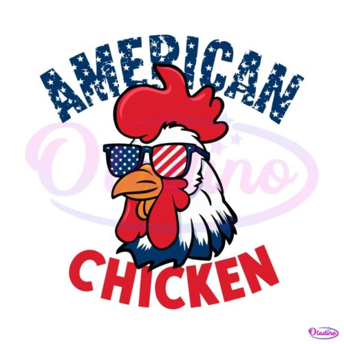 retro-american-chicken-usa-glasses-svg