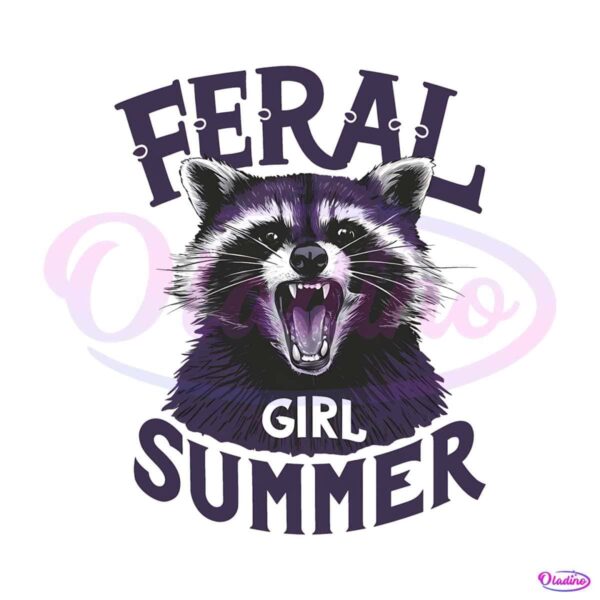 funny-raccoon-feral-girl-summer-retro-png