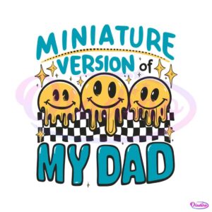 checkered-miniature-version-of-my-dad-svg