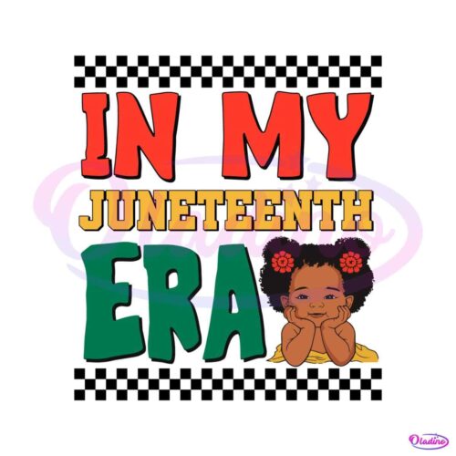 checkered-in-my-juneteenth-era-svg