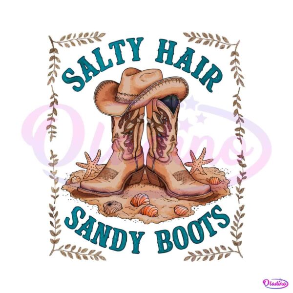 summer-time-starfish-salty-hair-sandy-boots-png