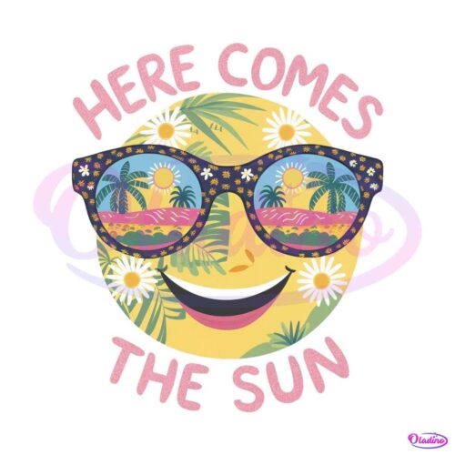 sun-smiley-in-summer-here-comes-png