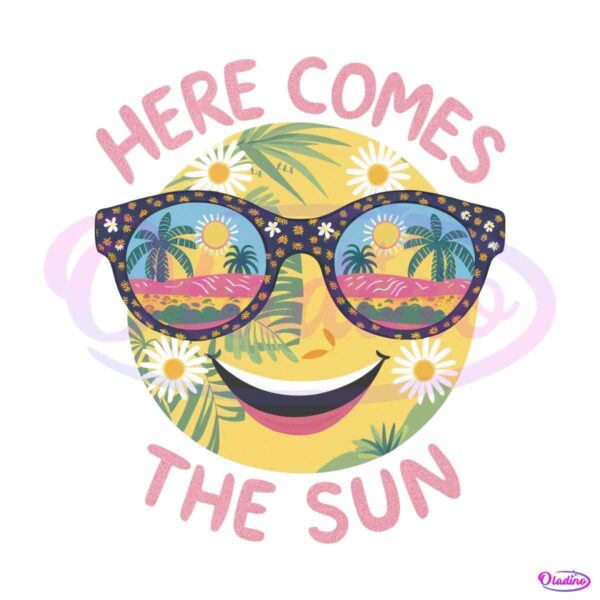 sun-smiley-in-summer-here-comes-png