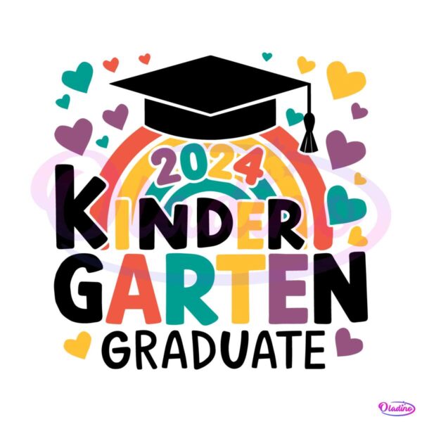 2024-kindergarten-graduate-last-day-of-school-svg