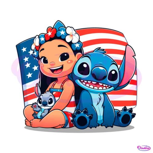 stich-and-lilo-4th-of-july-us-flag-png