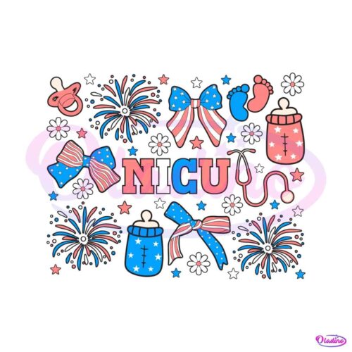 4th-of-july-nicu-nurse-doodles-svg