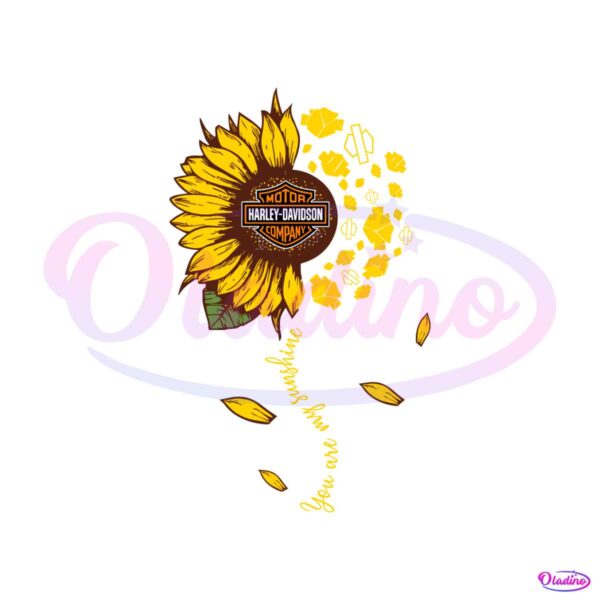 harley-davidson-motor-company-sunflower-svg