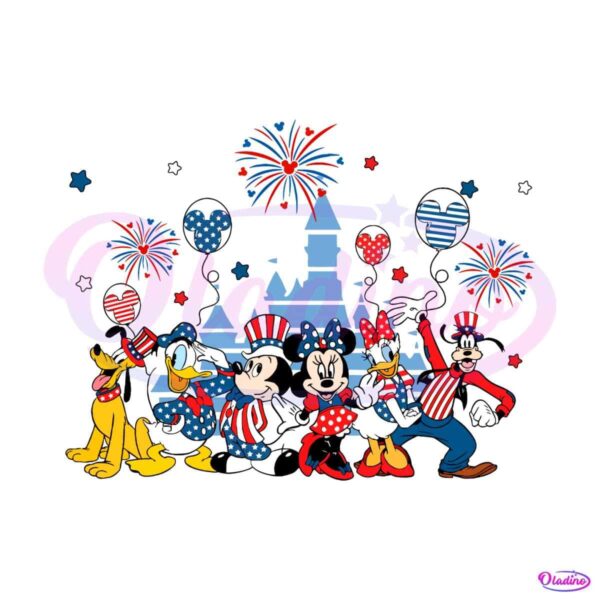 magic-kingdom-4th-of-july-disney-friends-png