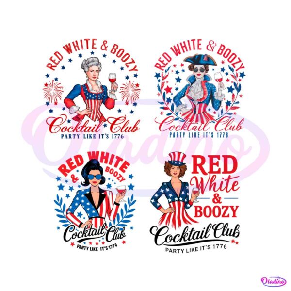 red-white-and-boozy-cocktail-club-svg-png-bundle