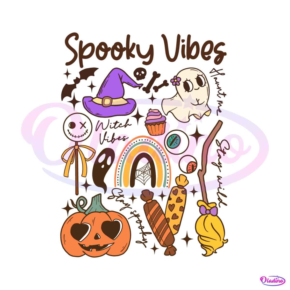 Spooky Vibes Stay Wild Stay Spooky SVG