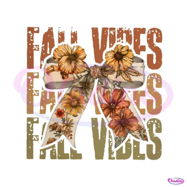 fall-vibes-floral-ribbon-bow-png