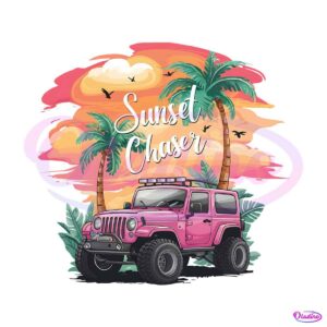 vintage-sunset-chaser-summer-vibes-png