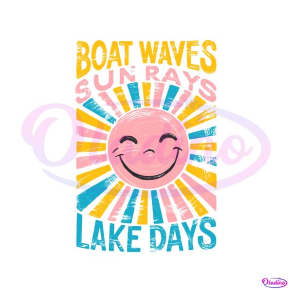 summer-vibes-boat-waves-sun-rays-lake-day-svg