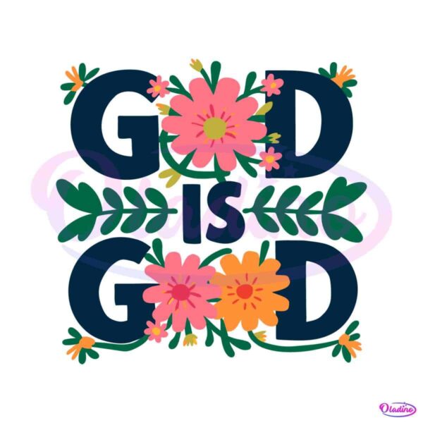 vintage-god-is-good-christian-floral-svg