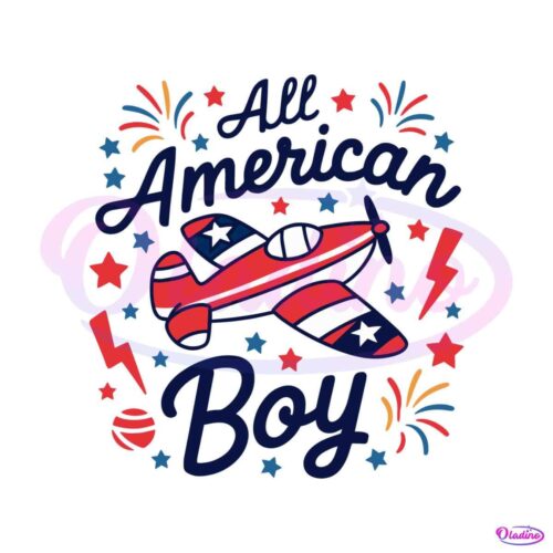 all-american-boy-airplane-independence-day-svg