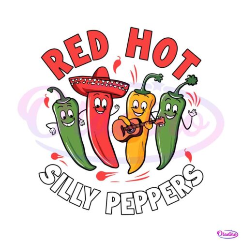 music-band-red-hot-silly-peppers-svg