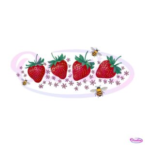 bees-and-berries-nature-summer-fresh-png