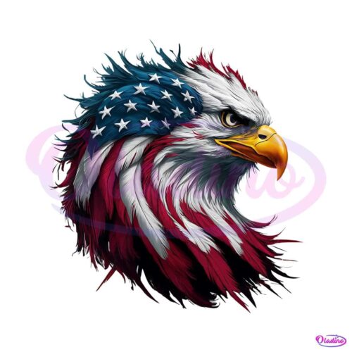 american-bald-eagle-united-states-flag-png