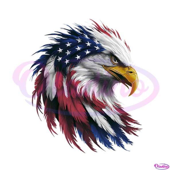 patriotic-american-bald-eagle-flag-png