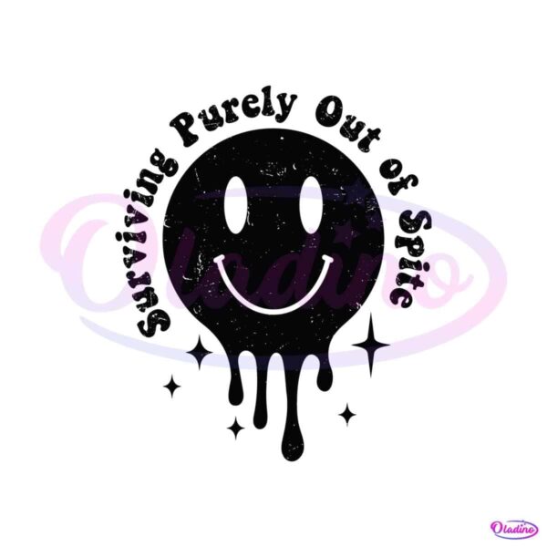 surviving-purely-out-of-spite-melting-face-svg