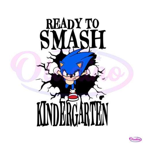 sonic-ready-to-smash-kindergarten-svg