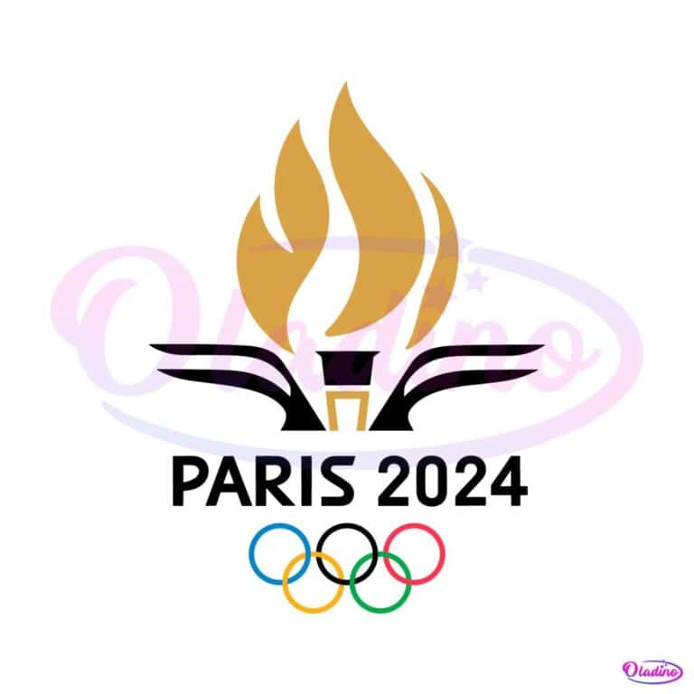 Paris 2024 Olympics Fire Sports Digital Download SVG - Oladino