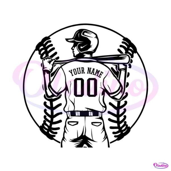 personalized-baseball-player-name-svg