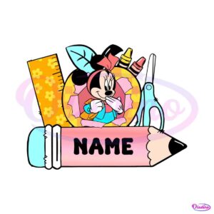 custom-minnie-student-name-frame-svg