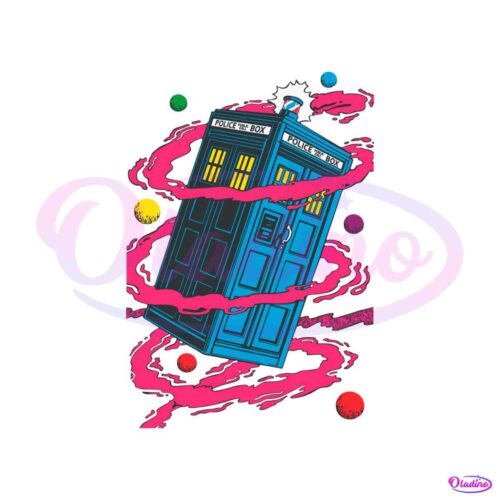 retro-doctor-who-tardis-comic-svg