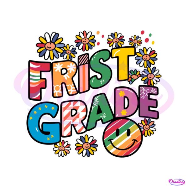 floral-first-grade-back-to-school-svg