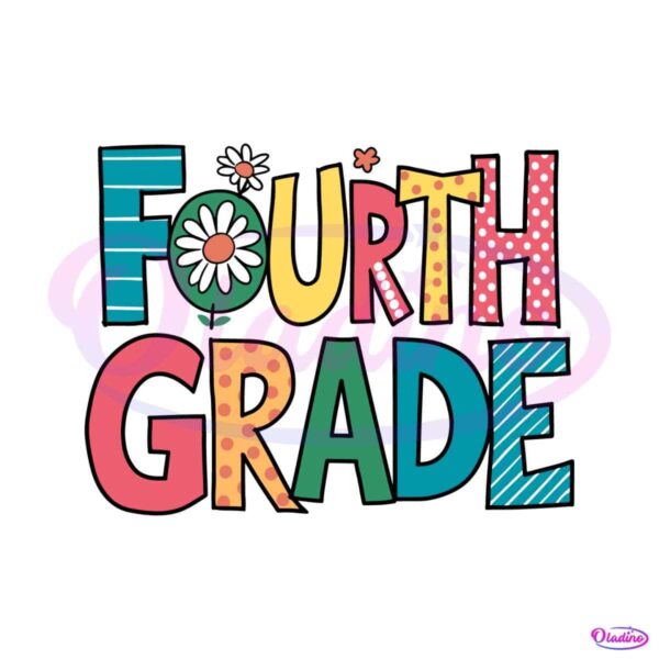 retro-fourth-grade-back-to-school-svg