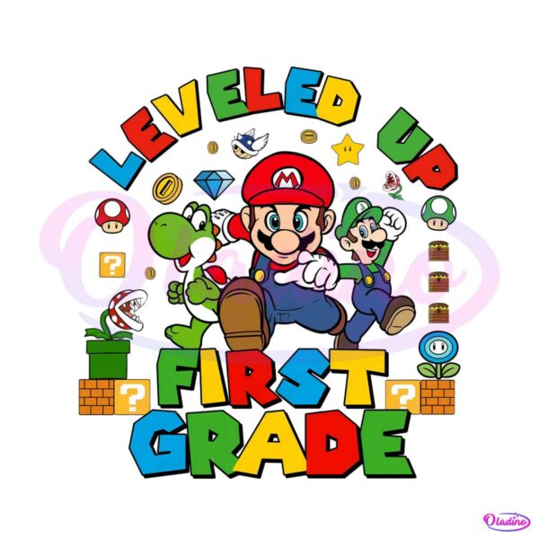 leveled-up-first-grade-super-mario-png