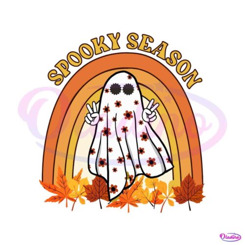 retro-halloween-ghost-spooky-season-svg