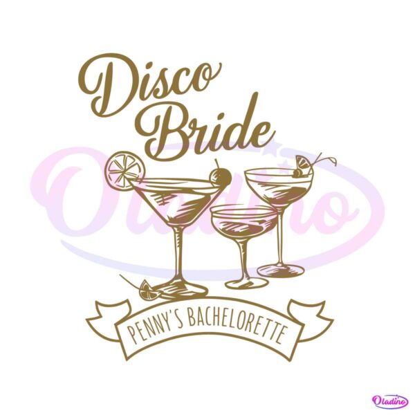 disco-bride-custom-bachelorette-party-svg