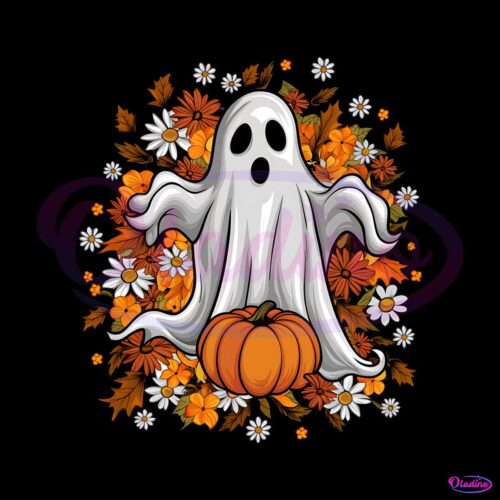 pumpkin-autumn-ghost-halloween-svg