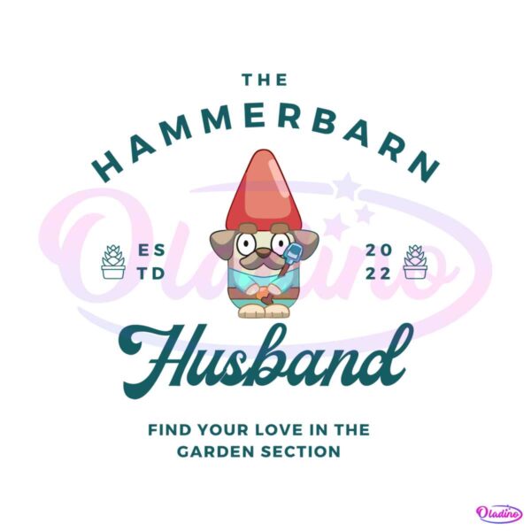 the-hammerbarn-husband-estd-2022-bluey-gnome-svg