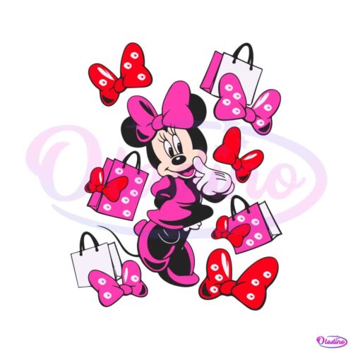 cute-minnie-mouse-fashion-shopping-svg