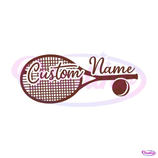 custom-name-for-tennis-player-sport-svg