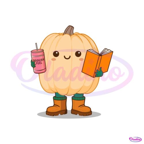 funny-pumpkin-bookish-ghost-bookworm-svg